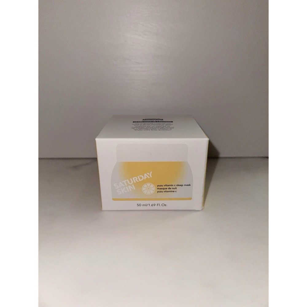 Saturday Skin Yuzu Vitamin C Sleep Mask 50ml / 1.69 fl oz Brand New